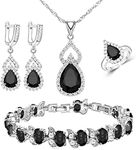 LMXXVJ Women Jewelry Set Platinum P