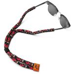 Pilotfish Premium Cotton Eyewear Retainer Sunglass Strap - Multiple Design Options - Soft & Durable Sunglass Holder, Luau, 28 Inch