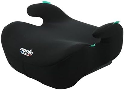 Nania - Bubble Booster seat 126-150 cm R129 i-Size - from 8 to 12 Years - Made in France - with armrests - Installation with seat Belt