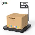 Digital Shipping and Postal Weight Scale, 440 lbs x1.76 oz, UPS USPS Post Office Scale