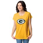 FOCO Women's NFL Team Logo Ladies Fashion Tunic Top Shirt