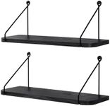SUMGAR Black Floating Shelves for W