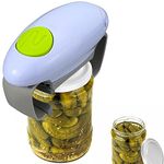 Electric Jar Opener for Weak Hands, Automatic Jar Opener for Seniors with Arthritis, Fits for Opening Size Range 1.2"-1.5", with 3PCS Kitchen Dish Towels