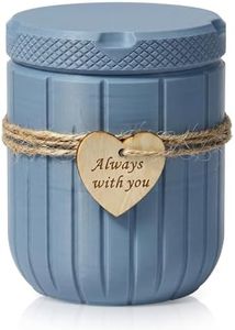 AVIMO Eco-Friendly Pet Urn for Dog & Cat Ashes, Plant-Based PLA Cremation Urn for Pets up to 65lb, Natural Farewell Keepsake (Haze Blue)