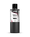 Vallejo VAL63020 Model Paint, Black, 200 ml (Pack of 1)