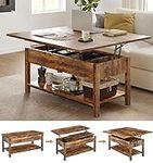 FABATO Lift Top Coffee Table, 4-in-