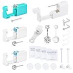 QWALIT Ear Piercing Kit Nose Piercing Kit Belly Button Piercing Kit Ear Piercing Gun Kit Belly Piercing Kit Disposable Earring Piercing Kit Self Piercing Kit at Home