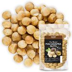 Oven Roasted Macadamia Nuts with Sea Salt 24oz (1.5 lb) Batch Tested Peanut & Gluten Free | No Oil | No PPO | Fancy Whole | Made from Natural Macadamia Nuts