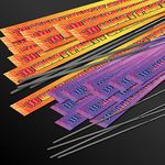 Pack of 200 Party Sparklers (100 Giant and 100 Large), Long Burn and Lots of Sparks - Great for all Occasions