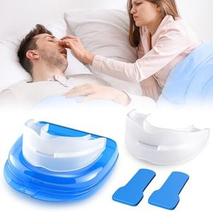 Anti-Snoring Mouth Guard, Adjustable Anti-Snoring Device, Snoring Solution for Men & Women Sleep, Professional & Reusable Anti-Snoring Mouthpiece(2 Pack)