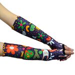 Topeter Volleyball Arm Sleeves for Kids, Arm Pads for Youth Girls and Boys Wrist Guards 1 Pair(Yellow YM)