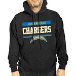 Team Fan Apparel NFL Adult Gameday Charcoal Hooded Sweatshirt - Cotton & Polyester Blend - Stay Warm and Represent Your Team