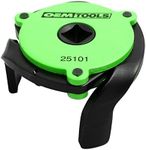 OEMTOOLS 25101 3-Jaw Adjustable Magnetic Oil Filter Wrench Small, Black and Green