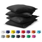 GoSports Premium Bean Bag (4 Set), Black