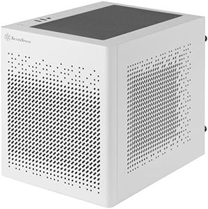 SilverStone Technology SUGO 16 White Mini-ITX Small Form Factor case with All Steel Construction, SST-SG16W