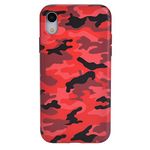 Velvet Caviar Compatible with iPhone XR Case Camo - Cool Protective Phone Cases for Girls & Men (Red Camouflage)