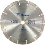 Kingthai 7 Inch Wet Dry Segmented Cutting Concrete Diamond Saw Blade for Masonry with 7/8-5/8 Inch Arbor