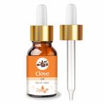 Crysalis Clove (Syzygium Aromaticum) Oil|100% Pure & Natural Undiluted Essential Oil Organic Standard For Skin & Haircare|Calming Properties, Eases Headaches, Reduces Aging Signs, Sound Sleep 15ml