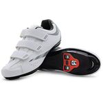 tommaso Pista Women's Spin Class Ready Cycling Shoe - White/Silver - Look Delta - 42