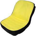 Upgrade Large Seat Cover LP92334, Riding Lawn Mower Cushioned Waterproof Seat Cover up to 18" High Perfectly Fits for John Deere Mower & Gator Seats, Comes with Convenient Storage Pouch