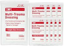 Ever Ready First Aid Multi-Trauma Sterile Non-Woven Dressing 12” x 30” - 10 Count