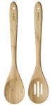 Cuisinart Green Gourmet Bamboo Solid and Slotted Spoons, 2-Pack