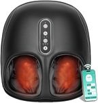 Nekteck Shiatsu Foot Massager with Heat, Foot Massager Machine for Plantar Fasciitis, Neuropathy Pain, Deep Kneading, Air Compression, Remote APP Control, Gifts for Her Him, Fits Up to 13"