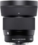 Sigma 56mm f/1.4 DC DN Contemporary Lens Lightweight, Outstading Sigma 56mm f/1.4 DC DN Contemporary Lens - Micro Four Thirds Mount, Black (4351963)