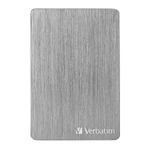 Verbatim 1TB Store 'n’ Go ALU USB 3.2 Gen 1 HDD Slim Aluminum Portable External Hard Drive — Silver