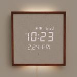 mooas Wooden Frame LED Silent Wall 