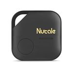 Nutale Air Pro Key Finder Tag Black - Only IOS - 1Pcs Bluetooth Item Finder Tracker Item Locator - Work with iPhone or iPad - Battery compartment - Keep Track of the items that Matter Most