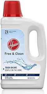 Hoover Free Deep Cleaning Carpet Shampoo, Concentrated Machine Cleaner Solution, 50oz Hypoallergenic Formula, AH30952, White, 50 Fl Oz (Pack of 1)