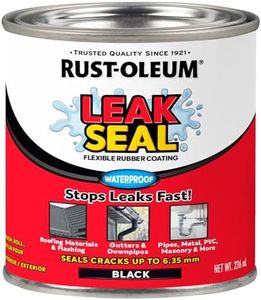 Rust-Oleum Leakseal Rubber Paint 236 ml, Matte Black