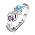 Personalized Infinity Mothers Ring 