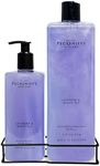 Pecksniff's Classic Moisturizing Hand Wash 500ml Set with 1L Refill (Lavender & White Tea)