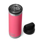 YETI Rambler 18 oz Bottle, Vacuum Insulated, Stainless Steel with Chug Cap, Tropical Pink