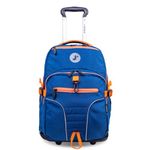 J World New York Lunar Rolling Backpack, Laptop Bag with Wheels, Navy, One Size, Navy, One Size, Lunar Rolling Backpack, Laptop Bag With Wheels