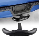 GLOBLED Hitch Step for 2 Inch Hitch Receiver Towing Hitch Step Bar Bumper Step Rear End Guard Protector for Pickup Truck SUV