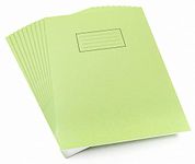 Silvine Exercise Book A4 Ruled with Margin Green (10 Pack)