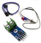 Kiro&Seeu DC 3-5V MAX6675 Module + K Type Thermocouple Temperature Sensor Thermocouple Sensor Set M6 Screw Compatible with Arduino Raspberry Pi