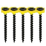 TIMCO 00032COLDYS Collated Coarse Thread Drywall Screws - PH2 - Bugle Head - Black - Box of 1000
