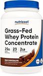Nutricost Grass-Fed Whey Protein Concentrate (Chocolate) 2LBS - Undenatured, Non-GMO, Gluten Free, Natural Flavors…