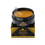 Revitale 24k Gold Under Eye Collagen Patches, Reduce Puffy Eyes & Dark Circles, Illuminate Tired Eye Masks - Firms, Brightens, Energises (Jar - 30 Pair)