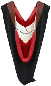 CLERKMANS Unisex Graduation Hood for Bachelors & Masters Degree -University Academic Hood