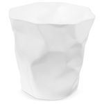 Essey White Desktop Pen Pot ES05218,ø 10 cm, h 10,5 cm