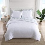 Tommy Bahama | Comforter Set-100% Ultra-Soft Bedding in a Reversible Waffle Weave Texture, Cotton, White, King