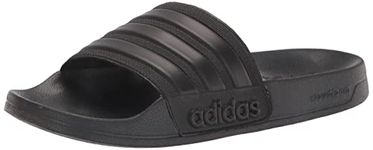 adidas Unisex Shower Slide Sandal, Core Black/Core Black/Core Black, 11 US Men