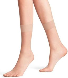 FALKE Women Shelina 12 Denier Crew Cut W 1 Pair, Beige (Brasil 4679), 5-7.5