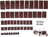 50 Pack 80 Grit Replacement Sanding