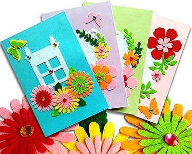 Card Making Kits DIY Handmade Greeting Card Kits for Kids, Christmas Card Folded Cards and Matching Envelopes Thank You Card Art Crafts Crafty Set Gifts for Girls Boys